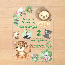 Zwei im Zoo Dschungeltiere Kindergeburtstag 