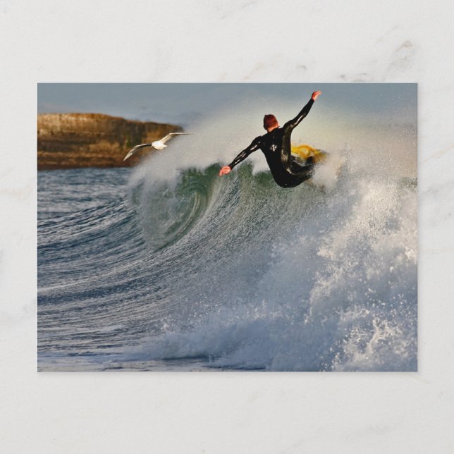 zwei in Bewegung Postkarte (Vorderseite)