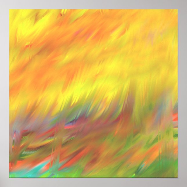 Zwei in eins einfach lebendig abstrakt 4,2 poster (Vorne)