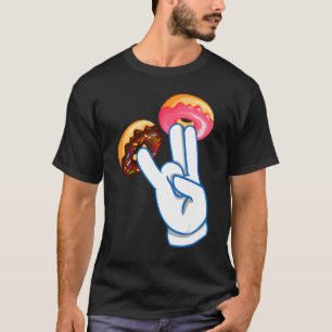 Zwei in rosa Shocker Männer Frauen spenden T-Shirt