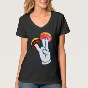 Zwei in rosa Shocker Männer Frauen spenden T-Shirt