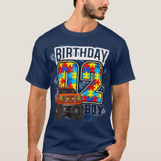 Zwei Jahre alt Geburtstag Autismus Liebe Monster T T-Shirt