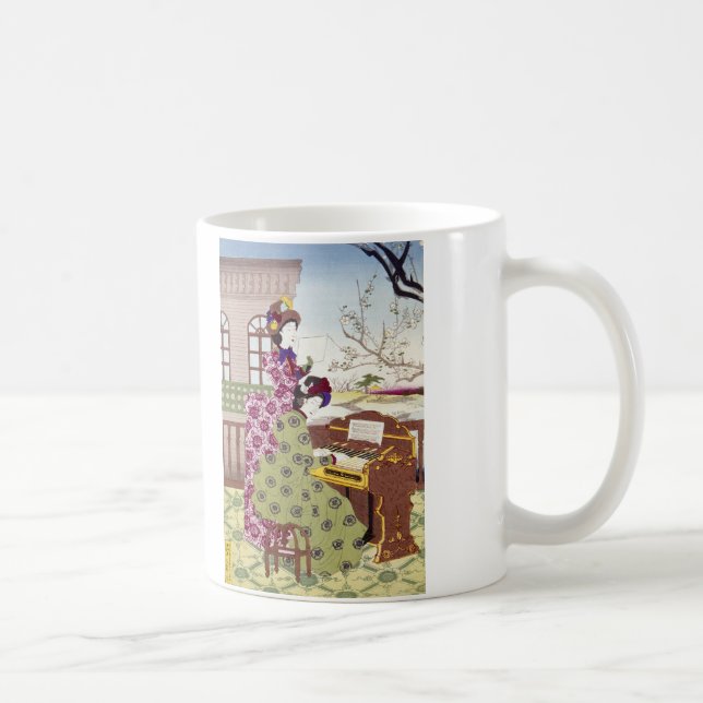 Zwei japanische Damen, C1890 Kaffeetasse (Rechts)