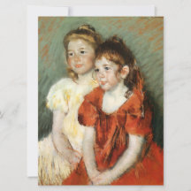 Zwei junge Mädchen (von Mary Cassatt)