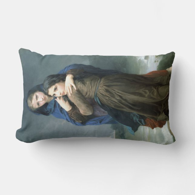 Zwei junge Mädchen weit weg von der Zuhause (von W Lendenkissen (Vorderseite)