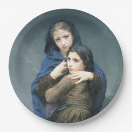 Zwei junge Mädchen weit weg von der Zuhause (von W Pappteller