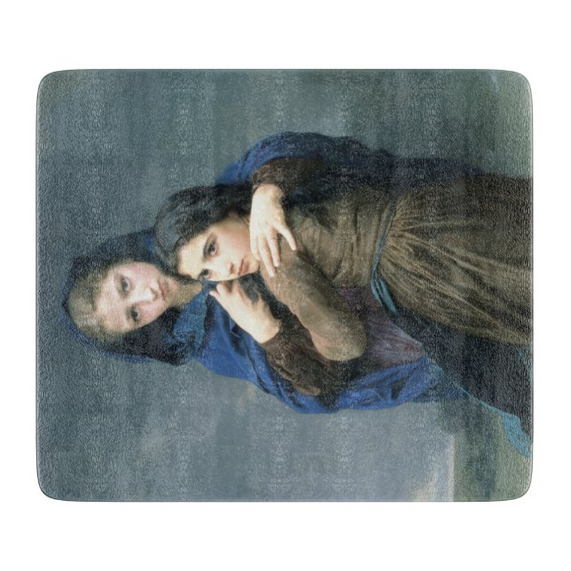 Zwei junge Mädchen weit weg von der Zuhause (von W Schneidebrett (Vorderseite)