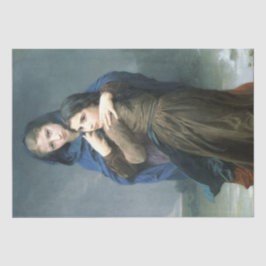 Zwei junge Mädchen weit weg von der Zuhause (von W Seidenpapier