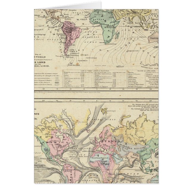 Zwei Karten der Welt (Vorne)