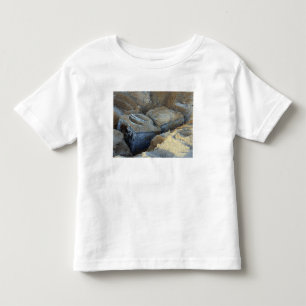Zwei kastenähnliche Geräte verpackt Kleinkind T-shirt