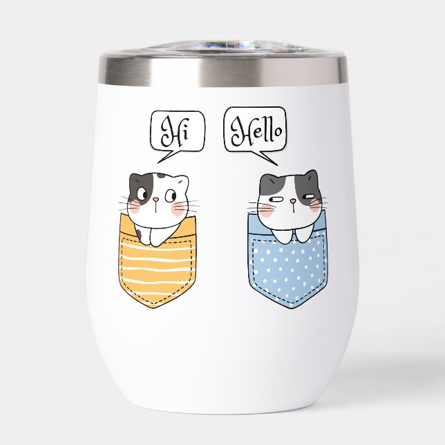 zwei Katzen (Vorderseite)