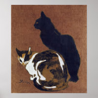 Zwei Katzen, Alexandre Steinlen
