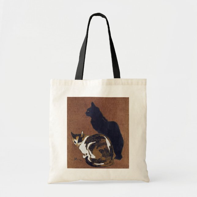 Zwei Katzen, Alexandre Steinlen Tragetasche (Vorne)