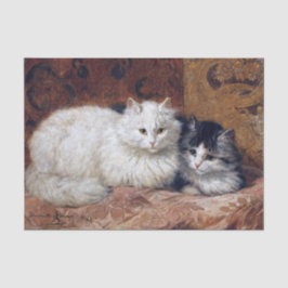 Zwei Katzen ・ Henriette Ronner-Knip (1821-1909) Seidenpapier