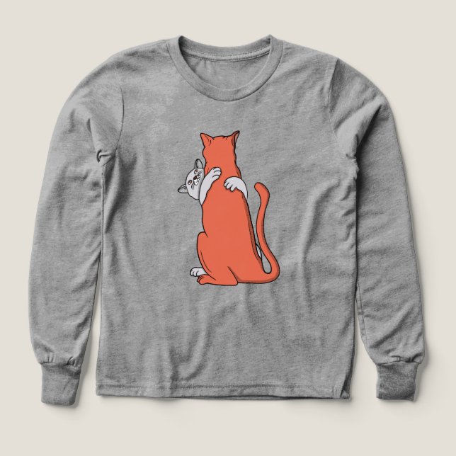 Zwei Katzen schließen Freundschaft (Design Vorderseite)