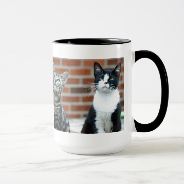 Zwei Katzen-Tasse Tasse (Rechts)