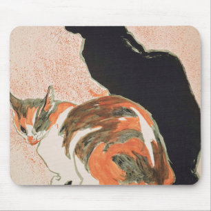 Zwei Katzen von Theophil Alexandre Steinlen Mousepad