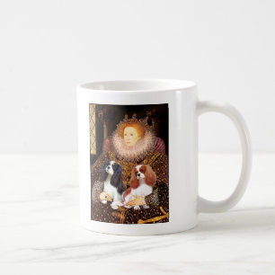 Zwei Kavaliere / Königin Kaffeetasse