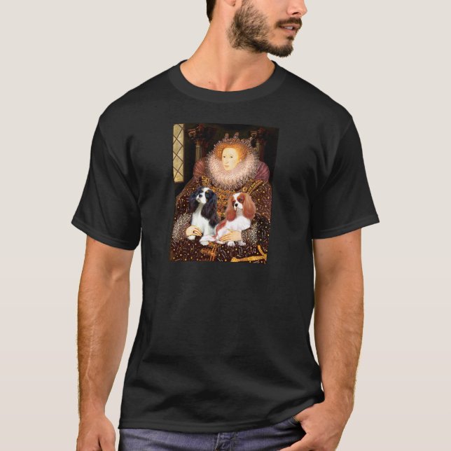 Zwei Kavalleriers / Königin T-Shirt (Vorderseite)