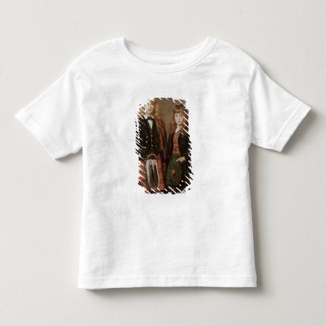 Zwei Kinder Kleinkind T-shirt (Vorderseite)