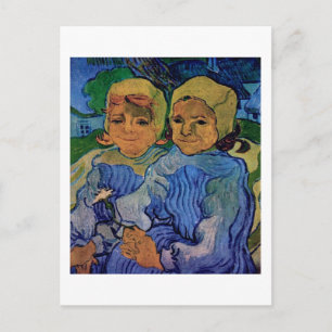 Zwei Kinder, Van Gogh Feine Kunst Postkarte