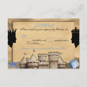 Zwei Kings Custom Gay Wedding RSVP Cards Karte