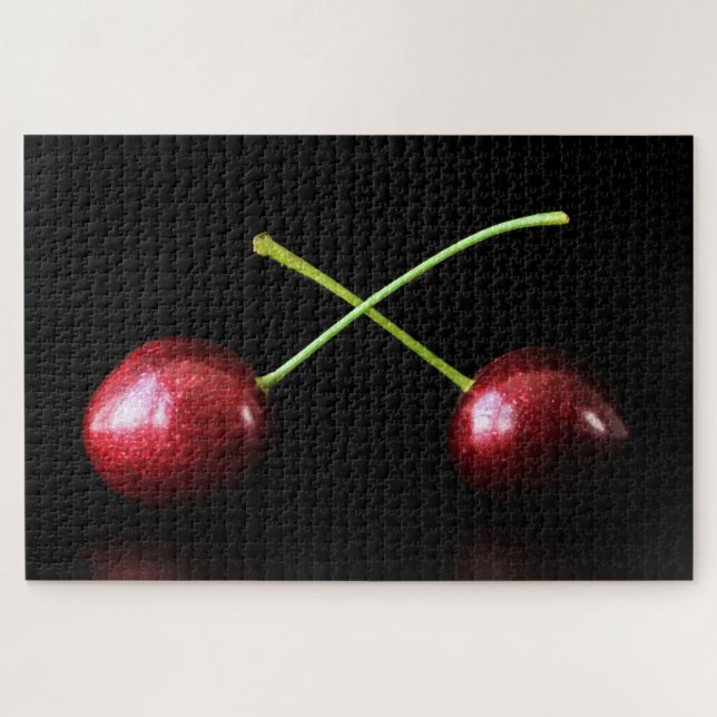 Zwei Kirschen 20x30 1014pc jpcna Puzzle (Horizontal)