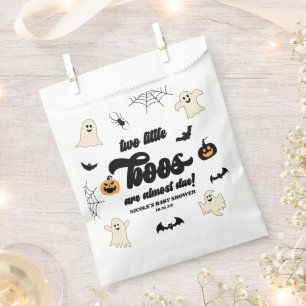 Zwei kleine Boos Twins Halloween Babydusche Geschenktütchen