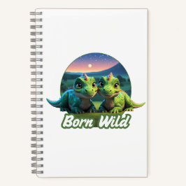 Zwei kleine Dinos - Born Wild  Notizbuch