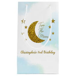 Zwei kleine Geschenktasche zum zweiten Geburtstag Geschenktüte