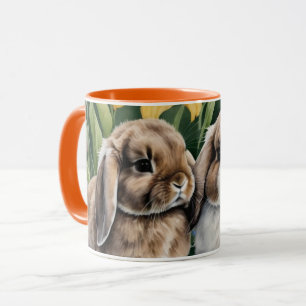 Zwei kleine Hasen Tasse