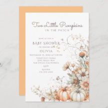 Zwei kleine Pumpkins Kinderdusche