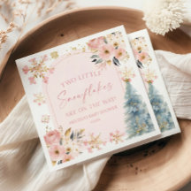 Zwei kleine Schneeflocken Winter Twins Kinderdusch