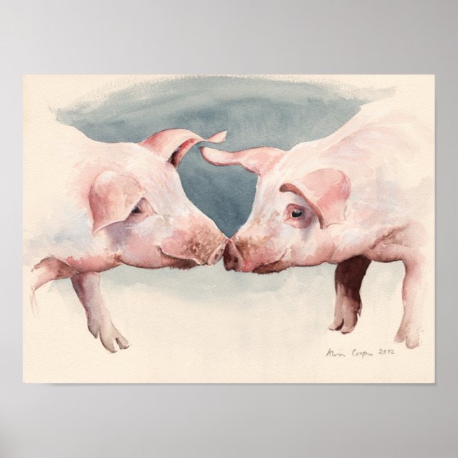 Zwei kleine Schweine 2012 Poster (Vorne)