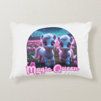Zwei kleine süße Ponys - Magic Queen Dekokissen