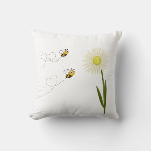 Zwei kleine und niedliche Bienen Kissen