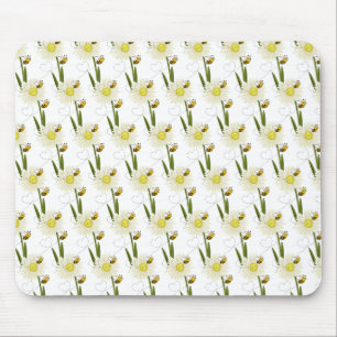 Zwei kleine und niedliche Bienen Mousepad