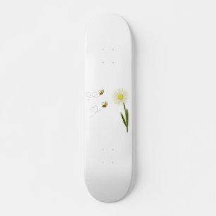 Zwei kleine und niedliche Bienen Skateboard