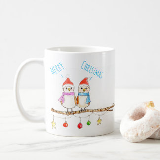 Zwei kleine Vögel  Kaffeetasse