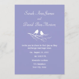 Zwei kleine Vogelspangen, benutzerdefinierte Farbh Einladung