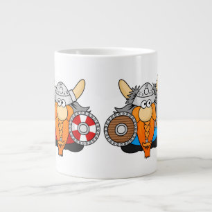 Zwei kleine Wikinger Jumbo-Tasse