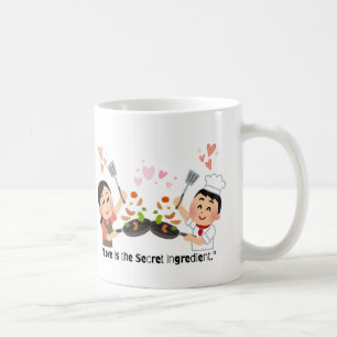 Zwei Köche beim Kochen - Liebe ist die geheime Zut Kaffeetasse