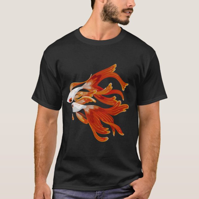 Zwei Kometen T-Shirt (Vorderseite)