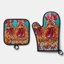 Zwei komische Rooster