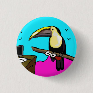 Zwei können dieses Abzeichen spielen Button