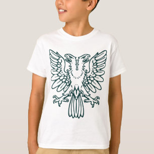 Zwei Kopfadler - Dunkelgrün T-Shirt