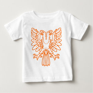 Zwei Kopfadler - Orange Baby T-shirt