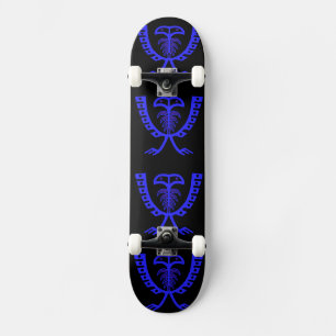 Zwei Kopfblaue Adlerskateboard Skateboard
