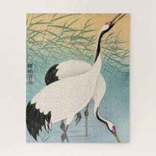 Zwei Krane von Ohara Koson Puzzle
