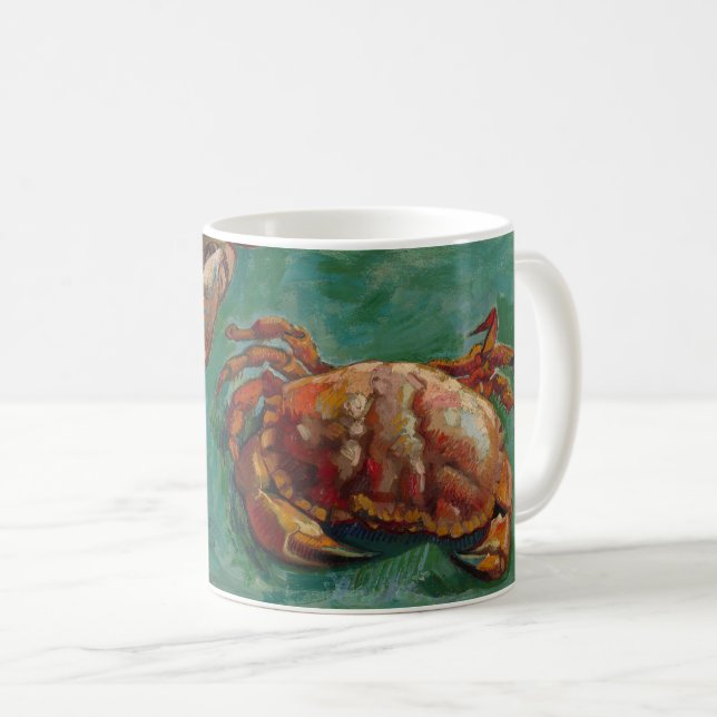 Zwei Krebse von Vincent van Gogh Kaffeetasse (VorderseiteRechts)